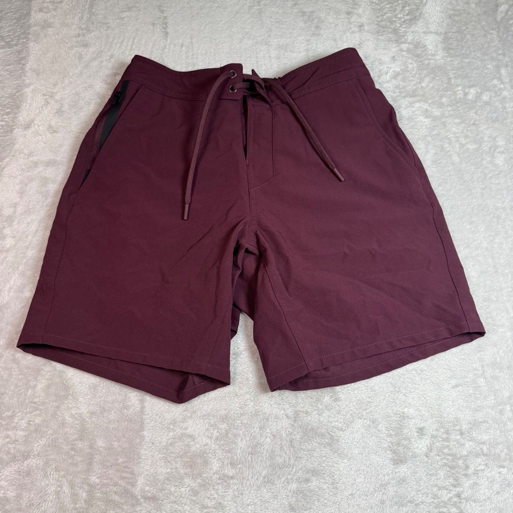NWOT Ten Thousand Mens The Foundation Lined Short 7" XS Burgundy